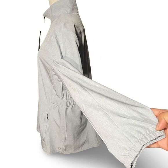 HANG TEN Women's UPF 50+ Water Repellant Hybrid Jacket, Light Blue, Size XL - Picture 9 of 12